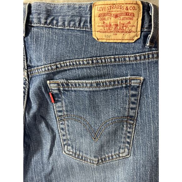 Levi Strauss Nouveau Low Straight Leg 505 Women’s Size 8 Short - Picture 10 of 10